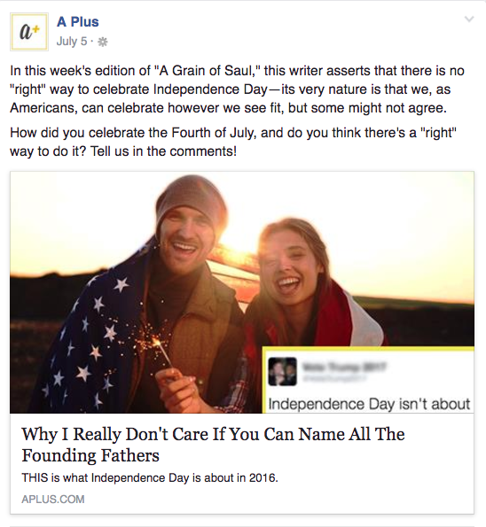 A Plus: Host meaningful conversation