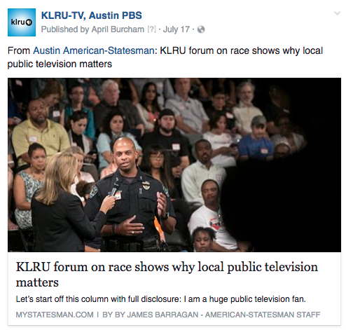 KLRU forum review
