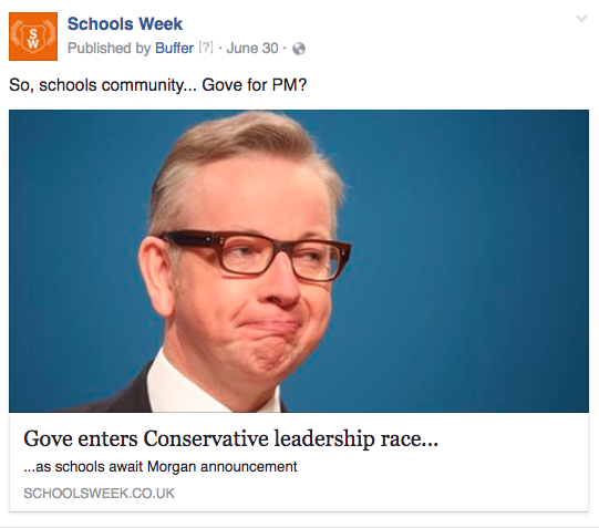SW Gove for PM