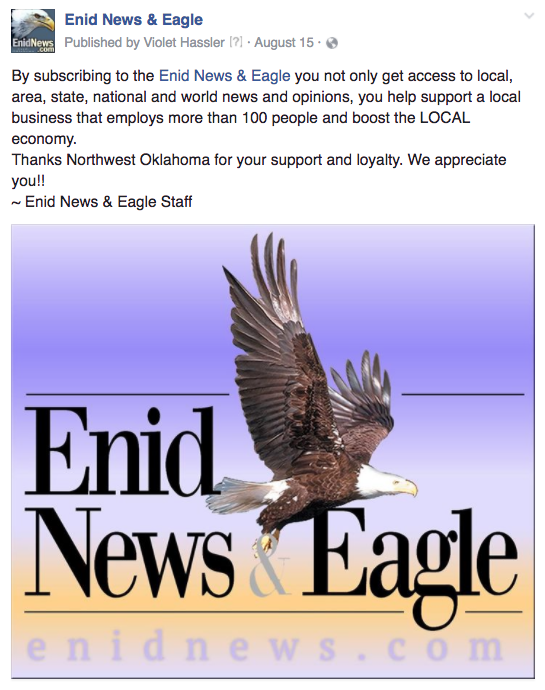 Enid we appreciate you