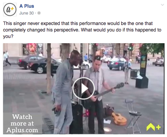 A Plus surprise performance