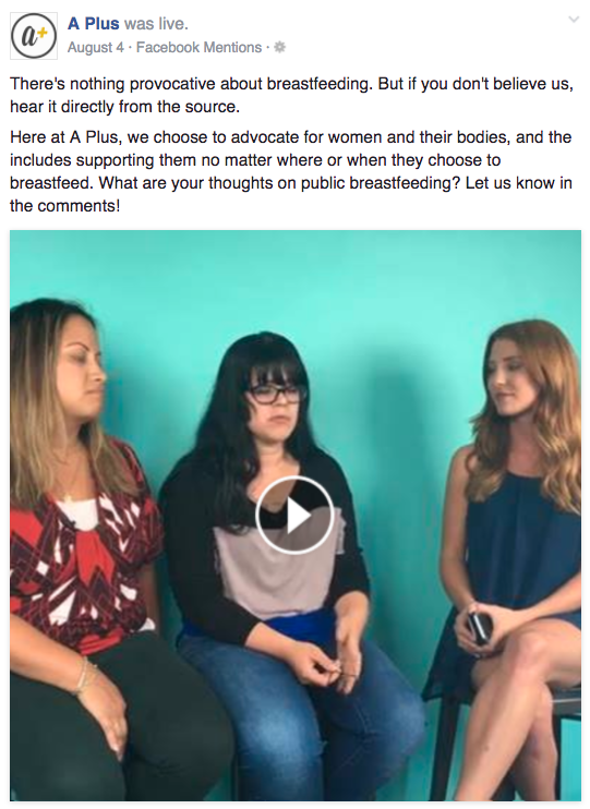 A Plus breastfeeding