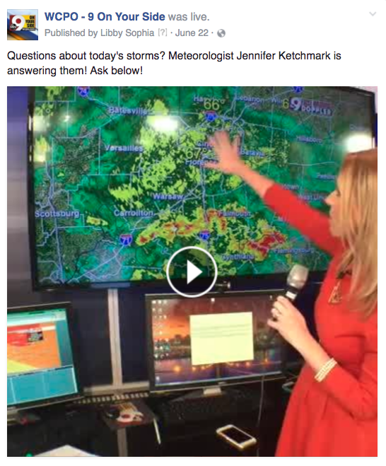 If you want to take user questions live, make sure it's on a topic they're eager to discuss.