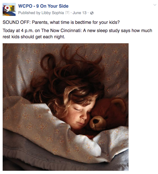 WCPO bedtime