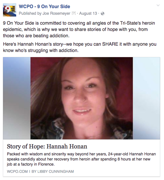 WCPO addiction story