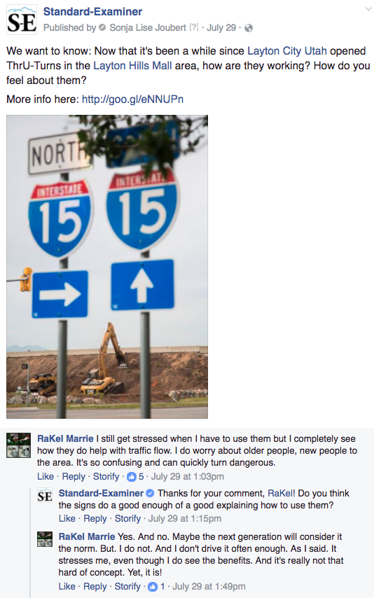 Stay involved in the conversation you host.