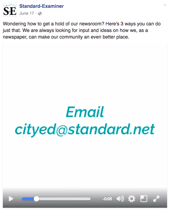 Ogden 3 ways to contact