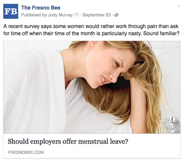 Fresno menstrual pain