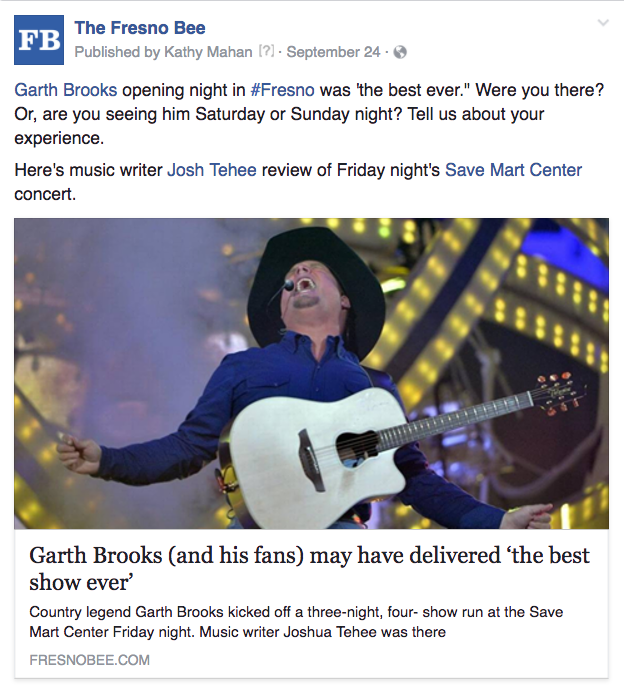 Fresno Garth were you there