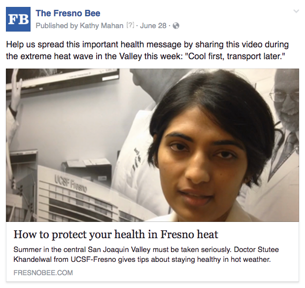 Fresno heat wave tips