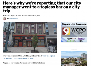 WCPO created a pro/con pull-out box on their website for a story to clearly show users both sides of a tax issue. By making it look different on their website they were able to drive users attention to it. The story outperformed in metrics compared to normal metrics for stories like this.