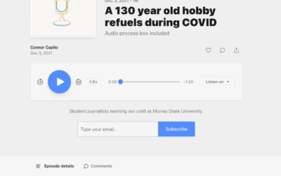 How journalism students are using audio boxes to explain their reporting process