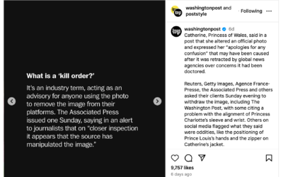 Use viral photos as a chance to explain visuals