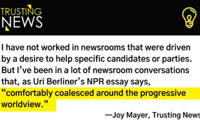 Three strategies for responding to accusations of bias