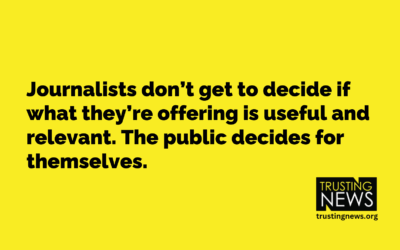 Here’s the public’s wish list for trust. Let’s get busy.