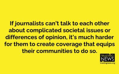 Survey your staff about internal culture and trust