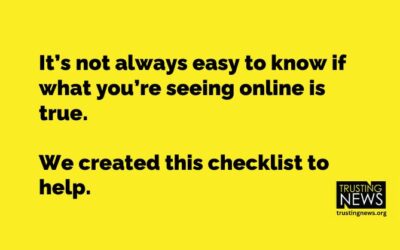 What information from independent creators can you trust? This checklist will help