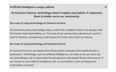 Explain how you use (or don’t use) AI